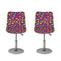 Sweet Candy Pattern Print Bar Stool Covers