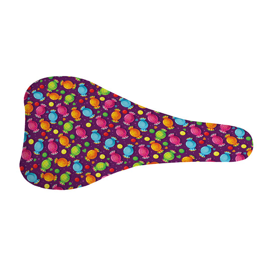 Sweet Candy Pattern Print Bicycle Seat Cover