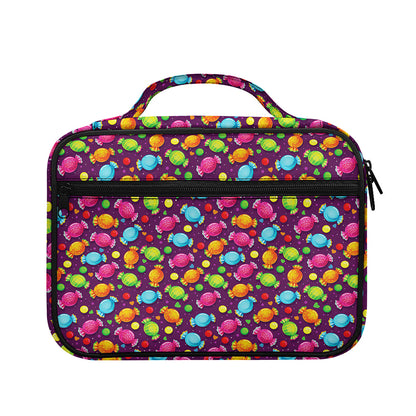 Sweet Candy Pattern Print Briefcase Bible Bag