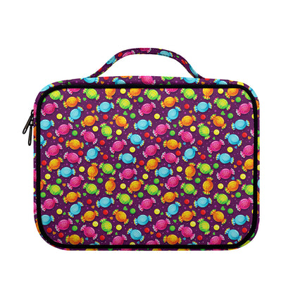 Sweet Candy Pattern Print Briefcase Bible Bag
