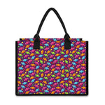 Sweet Candy Pattern Print Canvas Tote Bag