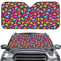 Sweet Candy Pattern Print Car Windshield Sun Shade