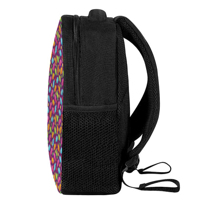 Sweet Candy Pattern Print Casual Backpack