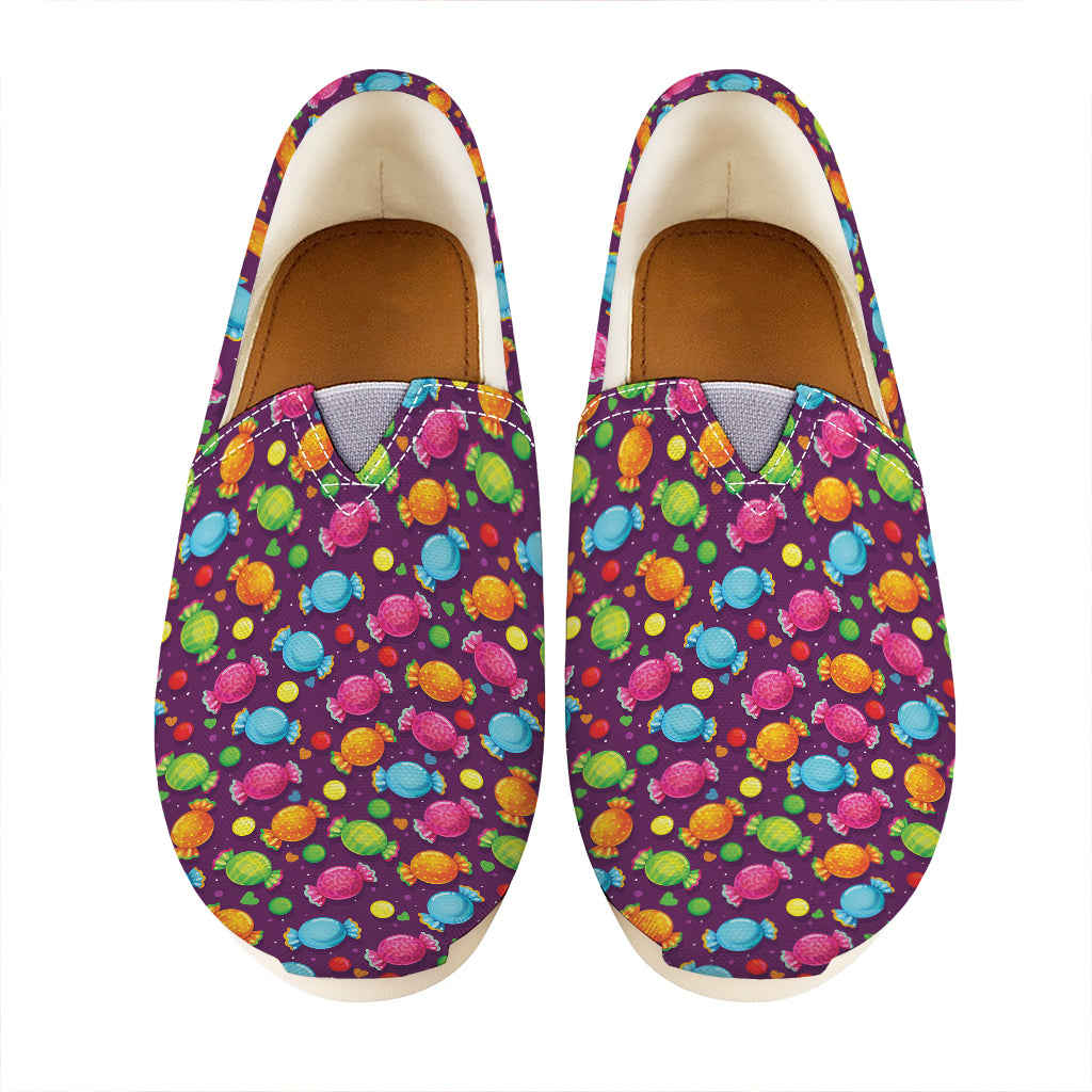 Sweet Candy Pattern Print Casual Shoes