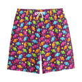 Sweet Candy Pattern Print Cotton Shorts