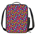 Sweet Candy Pattern Print Crossbody Lunch Bag