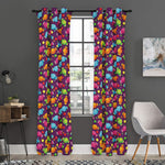 Sweet Candy Pattern Print Curtain