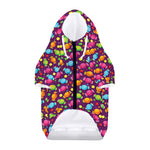 Sweet Candy Pattern Print Dog Zip Up Hoodie