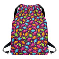 Sweet Candy Pattern Print Drawstring Backpack