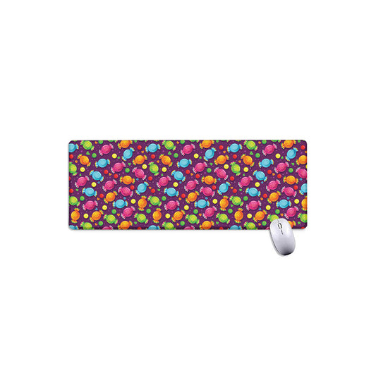 Sweet Candy Pattern Print Extended Mouse Pad