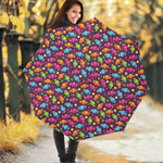 Sweet Candy Pattern Print Foldable Umbrella