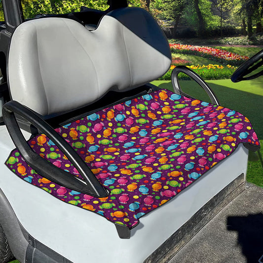 Sweet Candy Pattern Print Golf Cart Seat Cover