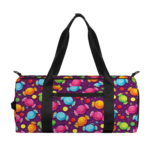 Sweet Candy Pattern Print Gym Bag