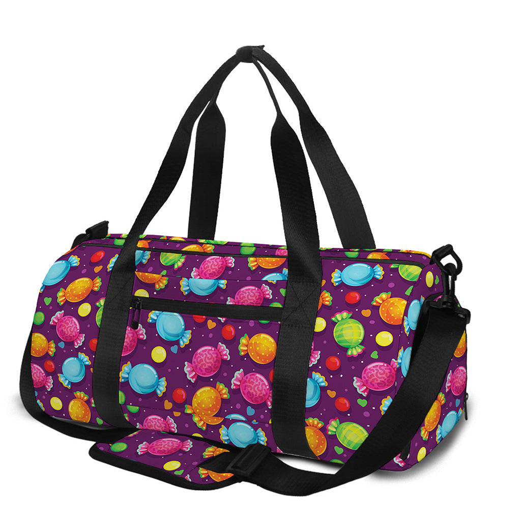 Sweet Candy Pattern Print Gym Bag