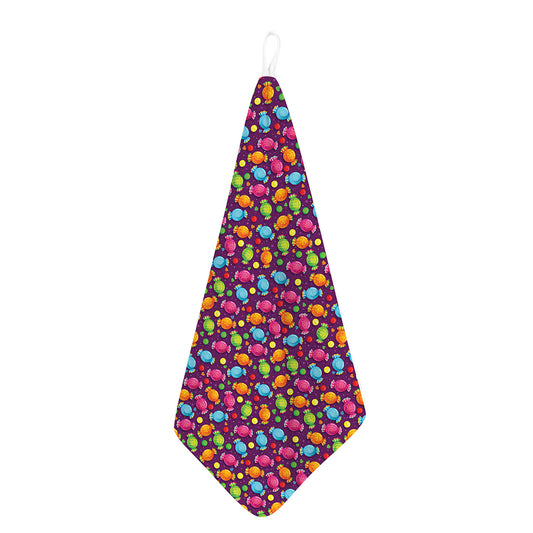 Sweet Candy Pattern Print Hand Towel