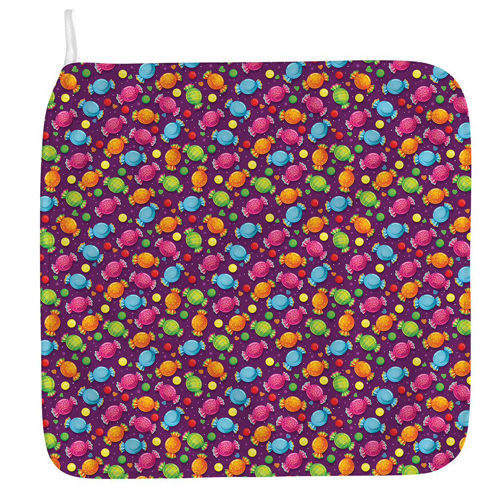 Sweet Candy Pattern Print Hand Towel