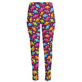 Sweet Candy Pattern Print High-Waisted Pocket Leggings