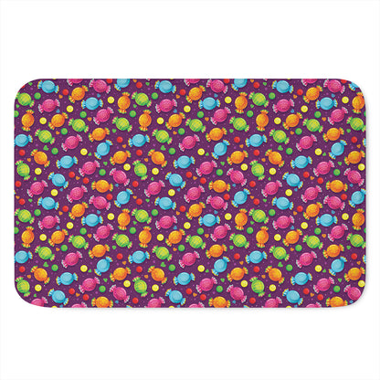 Sweet Candy Pattern Print Indoor Door Mat