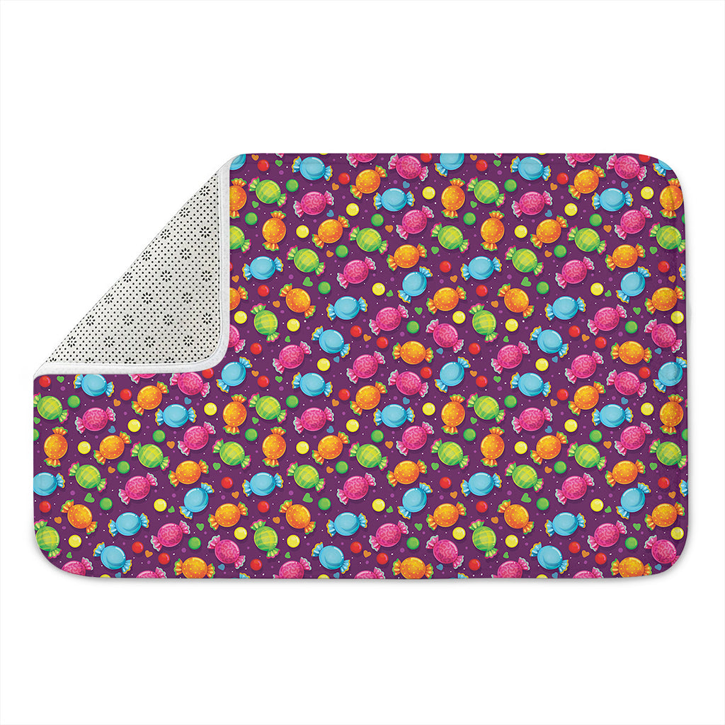 Sweet Candy Pattern Print Indoor Door Mat
