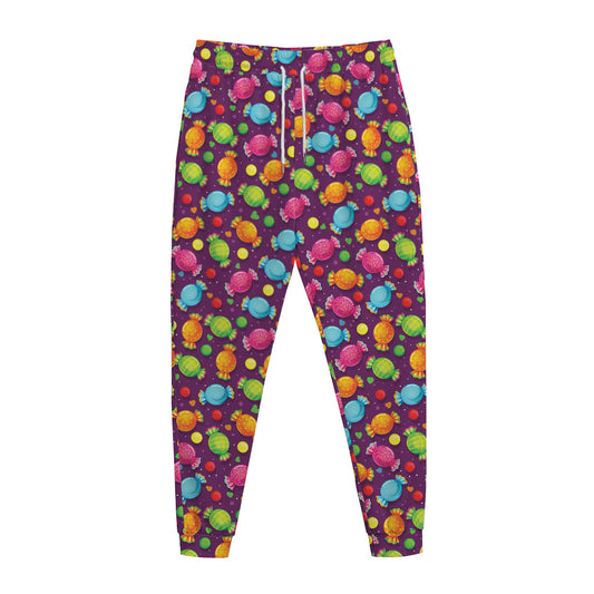 Sweet Candy Pattern Print Jogger Pants