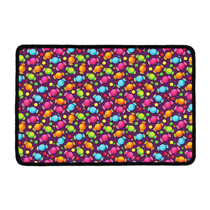Sweet Candy Pattern Print Kitchen Mat