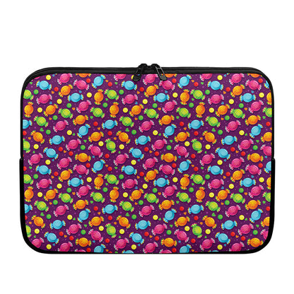 Sweet Candy Pattern Print Laptop Sleeve