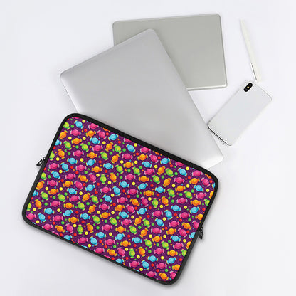 Sweet Candy Pattern Print Laptop Sleeve