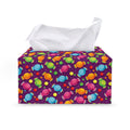 Sweet Candy Pattern Print Leather Tissue Box Cover