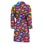 Sweet Candy Pattern Print Men's Bathrobe