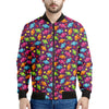 Sweet Candy Pattern Print Men's Bomber Jacket