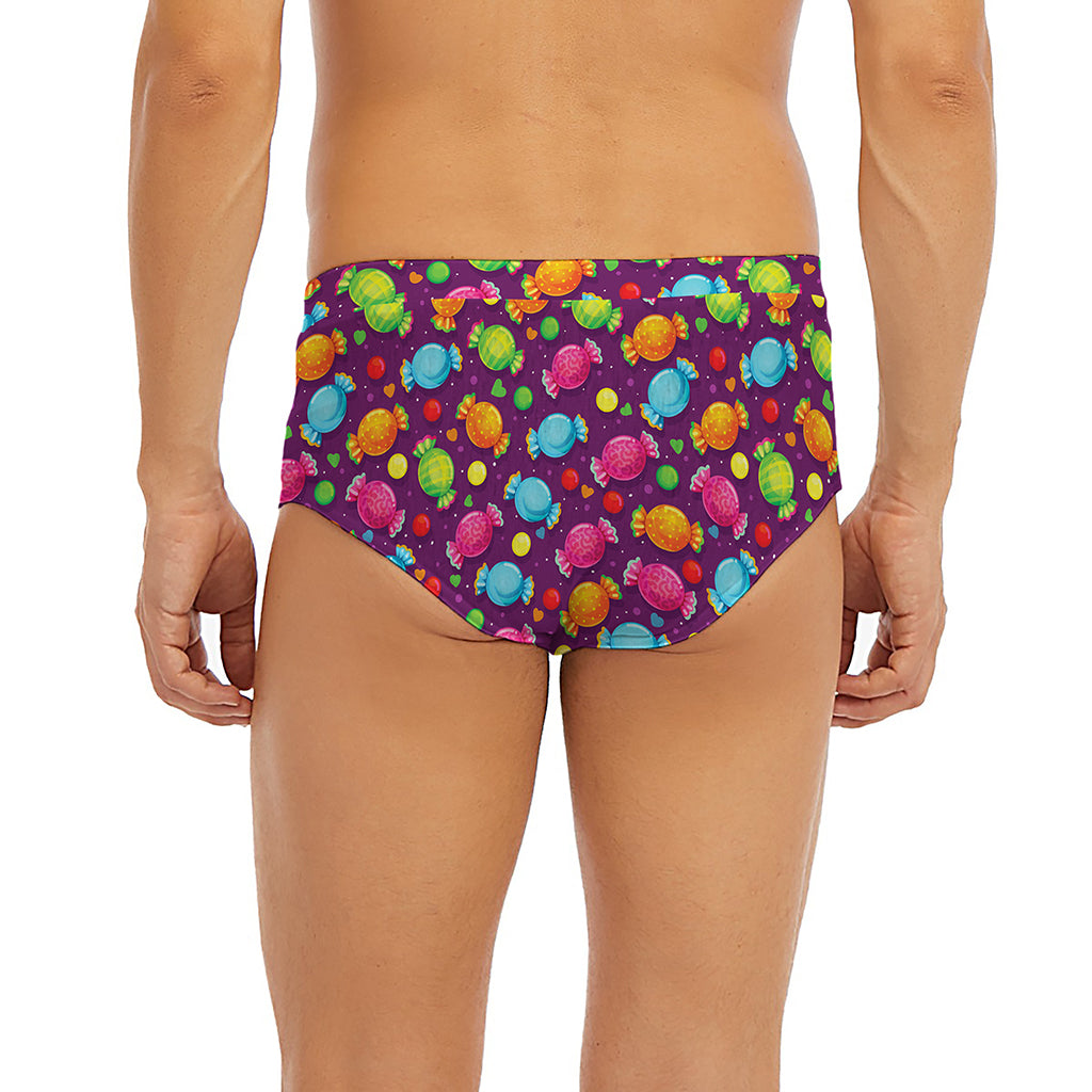 Sweet Candy Pattern Print Men's Briefs