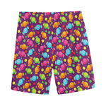 Sweet Candy Pattern Print Men's Sports Shorts