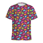 Sweet Candy Pattern Print Men's Sports T-Shirt