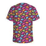 Sweet Candy Pattern Print Men's Sports T-Shirt