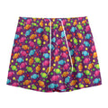 Sweet Candy Pattern Print Mesh Shorts