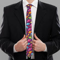 Sweet Candy Pattern Print Necktie