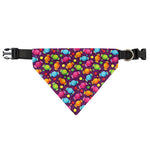 Sweet Candy Pattern Print Over The Collar Dog Bandana