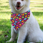Sweet Candy Pattern Print Over The Collar Dog Bandana