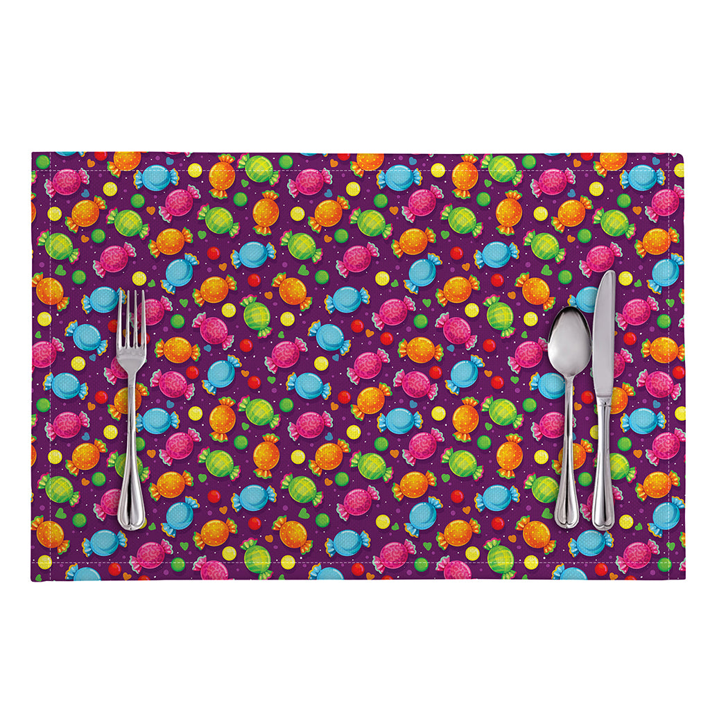 Sweet Candy Pattern Print Placemat