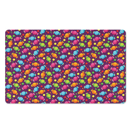 Sweet Candy Pattern Print Polyester Doormat
