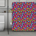 Sweet Candy Pattern Print Polyester Shower Curtain