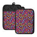 Sweet Candy Pattern Print Pot Holders With Pocket