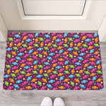 Sweet Candy Pattern Print Rubber Doormat