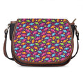 Sweet Candy Pattern Print Saddle Bag