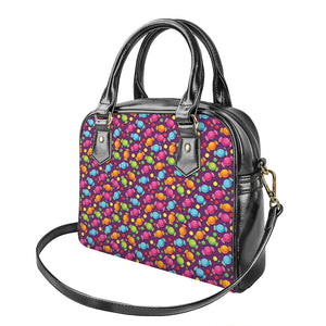 Sweet Candy Pattern Print Shoulder Handbag