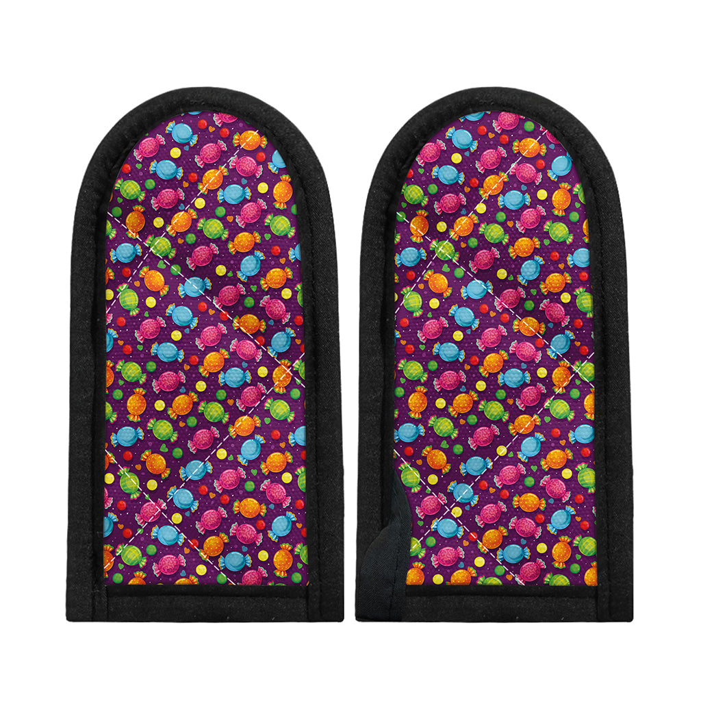 Sweet Candy Pattern Print Skillet Handle Cover