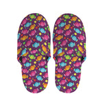 Sweet Candy Pattern Print Slippers