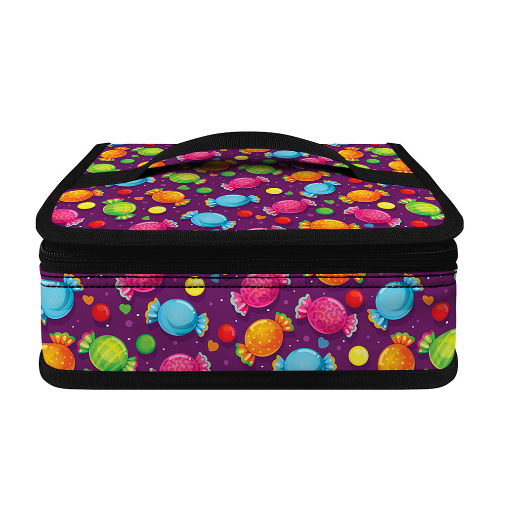 Sweet Candy Pattern Print Small Lunch Bag