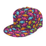 Sweet Candy Pattern Print Snapback Cap