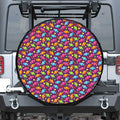 Sweet Candy Pattern Print Tire Cover